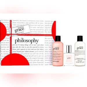 NIB PHILOSOPHY 3pc Amazing Grace Gift Set